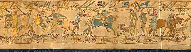 The Battle Of Hastings scene 6 - Bayeux Tapestry